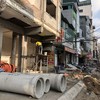 Vì sao thi công dự án mở rộng phố Vũ Trọng Phụng bị kéo dài?