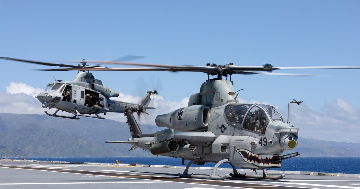 Trực thăng tấn công AH-1Z Viper bội phần nguy hiểm với tên lửa AIM-120 tầm xa | Báo điện tử An ninh Thủ đô