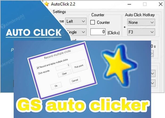 GS Auto Clicker - AutoClick