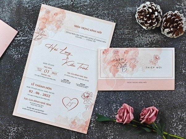 In Thiệp cưới lấy ngay giá rẻ tại Nguyễn Khánh Toàn, Hà Nội - Xưởng in Sắc  màu