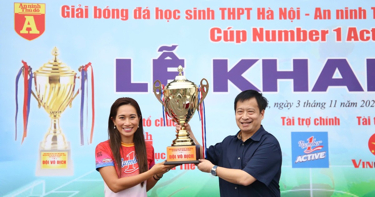 Giải bóng đá học sinh THPT Hà Nội - Báo An ninh Thủ đô 2024 chính thức khai mạc