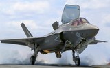 [ẢNH] Chiến đấu cơ F-35B Mỹ thực hiện màn 'Voi đi bộ' trước khi điều tới Biển Đông