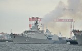 [ẢNH] Báo Trung Quốc bình luận chuyến thăm căn cứ Trạm Giang của chiến hạm Việt Nam