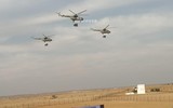 [ẢNH] Không quân Ấn Độ thị uy sức mạnh qua cuộc tập trận máy bay bắn đạn thật