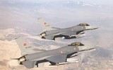 [ẢNH] Tiêm kích F-16 Thổ Nhĩ Kỳ tấn công phá hủy Buk-M2E và Pantsir-S1 Syria?