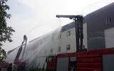 Diễn tập cứu nạn chữa cháy phối hợp nhiều lực lượng tại khu công nghiệp Phú Nghĩa