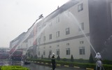 Diễn tập cứu nạn chữa cháy phối hợp nhiều lực lượng tại khu công nghiệp Phú Nghĩa