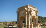 Khám phá tàn tích thành phố cổ La Mã Leptis Magna tráng lệ được bảo tồn 