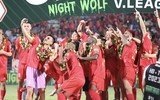 Khoảnh khắc đẹp ngày Công an Hà Nội đăng quang V-League