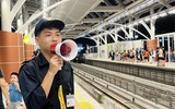 Cả ngàn người xếp hàng chờ trải nghiệm metro Nhổn - Ga Hà Nội trong tiết trời oi nóng đỉnh điểm