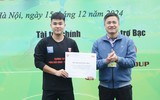 Toàn cảnh lễ trao thưởng giải bóng đá học sinh THPT Hà Nội 2024