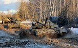 Xe tăng huyền thoại trang bị cho lực lượng đặc biệt được Nga điều tới biên giới Ukraine