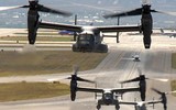 'Ưng biển' MV-22 Osprey được Mỹ huy động để trục vớt F-35C tại biển Đông