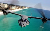 'Ưng biển' MV-22 Osprey được Mỹ huy động để trục vớt F-35C tại biển Đông