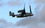 'Ưng biển' MV-22 Osprey được Mỹ huy động để trục vớt F-35C tại biển Đông