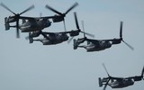 'Ưng biển' MV-22 Osprey được Mỹ huy động để trục vớt F-35C tại biển Đông