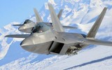 'Chim ăn thịt' F-22 Mỹ sập càng, mài thân xuống đường băng