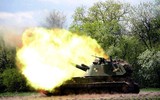 Ukraine dùng pháo tự hành 2S3 Akatsiya khai hỏa dữ dội vào quân Nga
