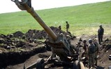 Phe ly khai Ukraine trưng bày ‘chiến lợi phẩm’ lựu pháo M777 Mỹ