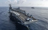 Siêu tàu sân bay USS Ronald Reagan được lệnh ở lại khu vực gần đảo Đài Loan