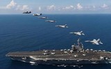 Siêu tàu sân bay USS Ronald Reagan được lệnh ở lại khu vực gần đảo Đài Loan