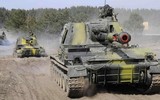Pháo tự hành 2S3 Akatsiya Nga thể hiện uy lực mạnh mẽ Ukraine