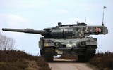 Giáp phản ứng nổ huyền thoại Liên Xô Kontakt-1 gắn lên xe tăng Leopard 2A4