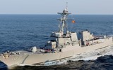 Tên lửa Houthi suýt xuyên thủng lá chắn trên chiến hạm Mỹ