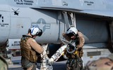 Máy bay tác chiến điện tử EA-18G Mỹ phá hủy trực thăng tấn công Mi-24 Houthi