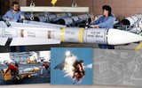 Tiêm kích F/A-18F Mỹ lần đầu mang lượng lớn tên lửa đối không tầm xa AIM-174B mới