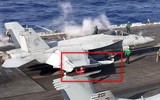 Tiêm kích F/A-18F Mỹ lần đầu mang lượng lớn tên lửa đối không tầm xa AIM-174B mới