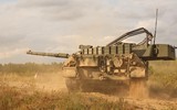 Xe tăng Leopard 1A5 'lột xác' dưới tay quân đội Ukraine