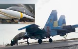 Su-27 Ukraine ném bom thông minh GBU-39 vào mục tiêu Nga