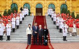Lễ đón Tổng Bí thư, Chủ tịch nước Trung Quốc thăm cấp Nhà nước tới Việt Nam