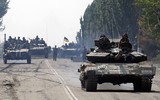 Xe tăng Ukraine tiến vào ngoại ô Donetsk khiến ly khai gặp nguy