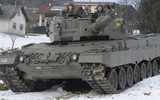 Vũ khí bí ẩn 'xé toạc' nóc tháp pháo xe tăng Leopard 2A4