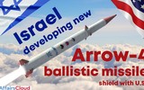 Tính năng như phim viễn tưởng của hệ thống phòng thủ tên lửa Arrow-4 Israel