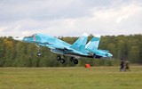 ‘Thú mỏ vịt’ Su-34 Nga lần đầu bay chế độ không người lái