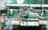 Nga cấp tốc huy động xe tăng T-55 và PT-76 'đạo cụ' từ xưởng phim Mosfilm 