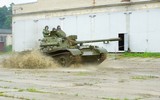 Nga cấp tốc huy động xe tăng T-55 và PT-76 'đạo cụ' từ xưởng phim Mosfilm 