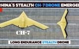 UAV tàng hình CH-7 gây kinh ngạc khi chính thức ra mắt