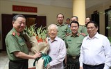 Hình ảnh Tổng Bí thư Nguyễn Phú Trọng dự, chỉ đạo Hội nghị Đảng ủy Công an Trung ương
