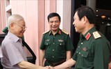Hình ảnh Tổng Bí thư Nguyễn Phú Trọng chủ trì Hội nghị Quân ủy Trung ương 