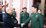Hình ảnh Tổng Bí thư Nguyễn Phú Trọng chủ trì Hội nghị Quân ủy Trung ương