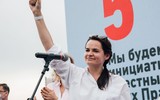 [Ảnh] Svetlana Tikhanovskaya - từ ‘bà nội trợ’ trở thành thủ lĩnh phong trào biểu tình ở Belarus