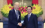 Chủ tịch nước Võ Văn Thưởng chủ trì tiệc chiêu đãi Tổng thống Hoa Kỳ Joe Biden