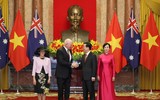 Những hình ảnh Chủ tịch nước Võ Văn Thưởng đón Toàn quyền Australia David Hurley