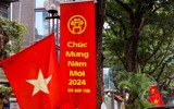 Hà Nội rực rỡ cờ hoa mừng Đảng, mừng Xuân Giáp Thìn 2024