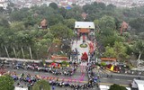 Độc đáo lễ rước kiệu trong Lễ hội đền Hai Bà Trưng năm 2024
