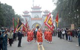 Độc đáo lễ rước kiệu trong Lễ hội đền Hai Bà Trưng năm 2024